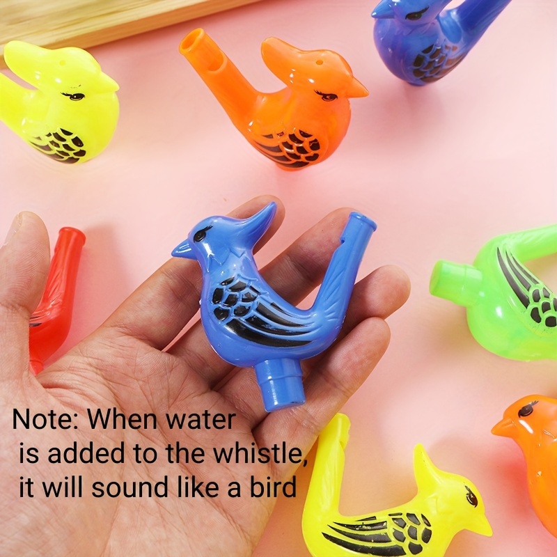 Sifflet oiseau d'eau coloré, jouet de bain, éducatif, interactif