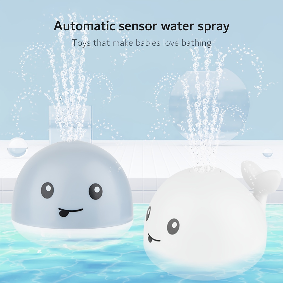 1pc Bath Toy - Automatic Water Pump With Bath Shower Sprinkler-Toddler Bath  Toy Bathtub Toy For Toddlers Kids 3 4 5 Year Old Girls Boys Gifts Christma