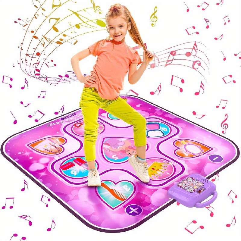 Tapis de Danse Enfants avec Bluetooth, Interactif Musical Tapis