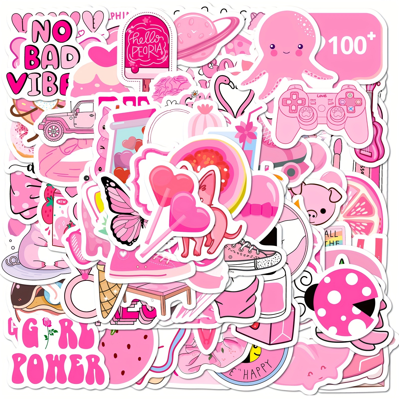 10/50/100Pcs Mean Girl Stickers Waterproof Vinyl Decals For Laptop Luggage  Guitar Skateboard Notebook Cars PS5 Graffiti Stickers