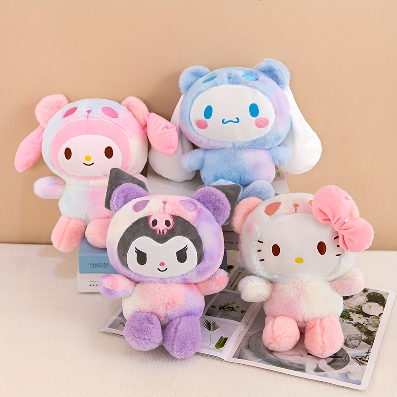Cute Plush Dolls,9.8in/25cm Plush Toys,Kawaii Kuromi Plush Dolls,Cartoon Stuffed  Animals Cinnamoroll Plush Toy Anime Kawaii Cute Soft Plushie Appease Girls  Doll Toys Gifts (Kuromi) 