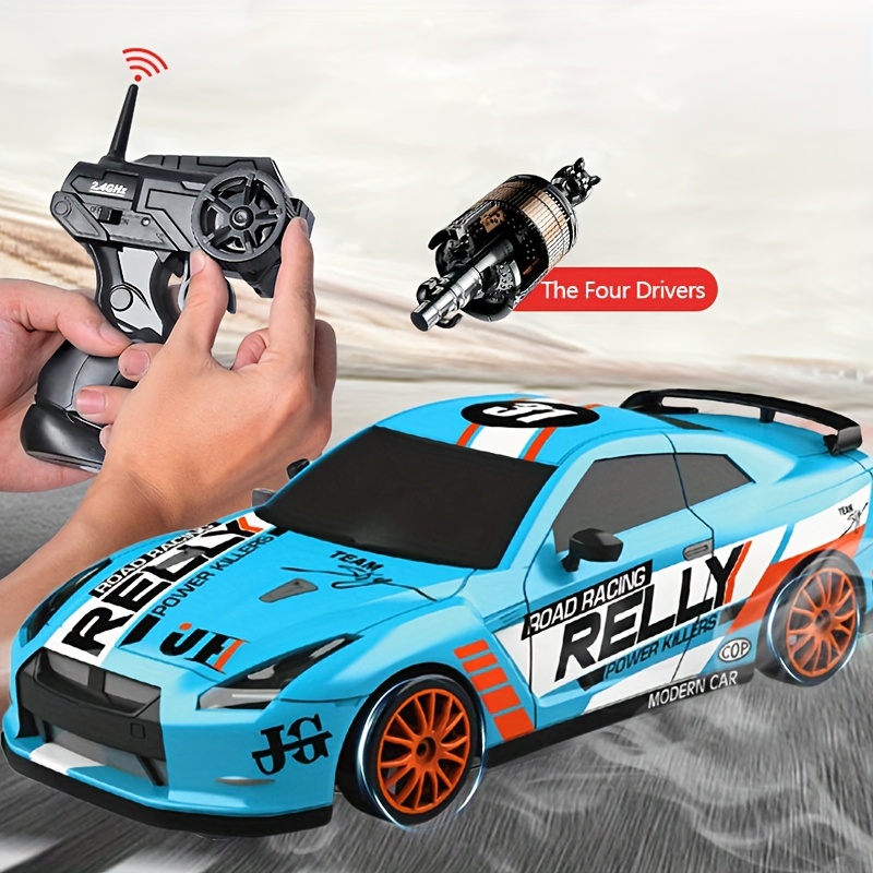 RC Car 1:18 Haute Vitesse Tout-terrain 2.4G Voiture Télécommandée Drifting  15KM/H Réglages Anti-collision Roue En Caoutchouc Jouets De Grande Roue  Cadeaux De Noël Pour Enfants - Temu Belgium