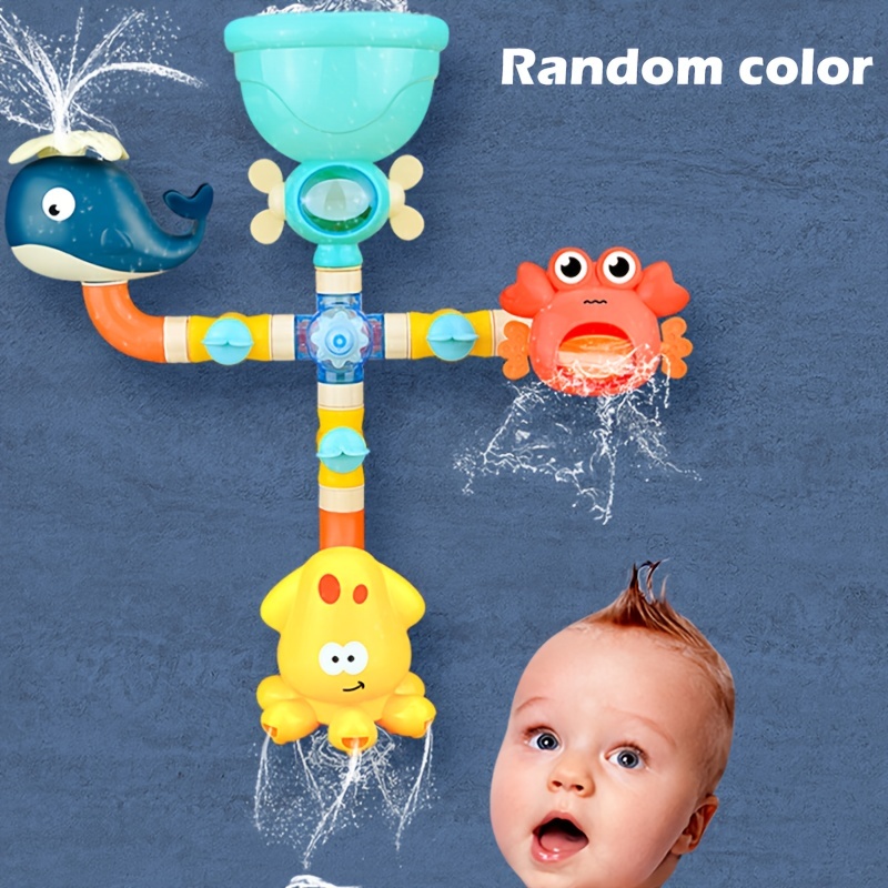 Giraffe-rociador eléctrico de agua para bebés, juguetes de baño para bebés,  bañera, ducha, piscina, juguete de baño para bebés, regalos para niños  pequeños - AliExpress