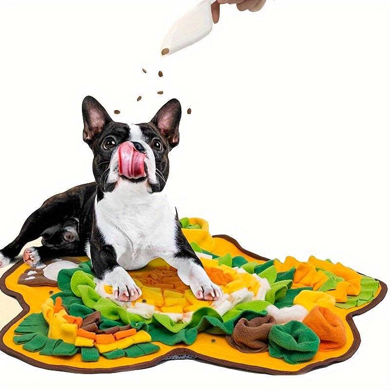 Dog Snuffle Pad, Bone Shaped Interactive Pet Puzzle Toy For Slow Food  Feeding, Dog Feeding Mat For Training Playing - Temu