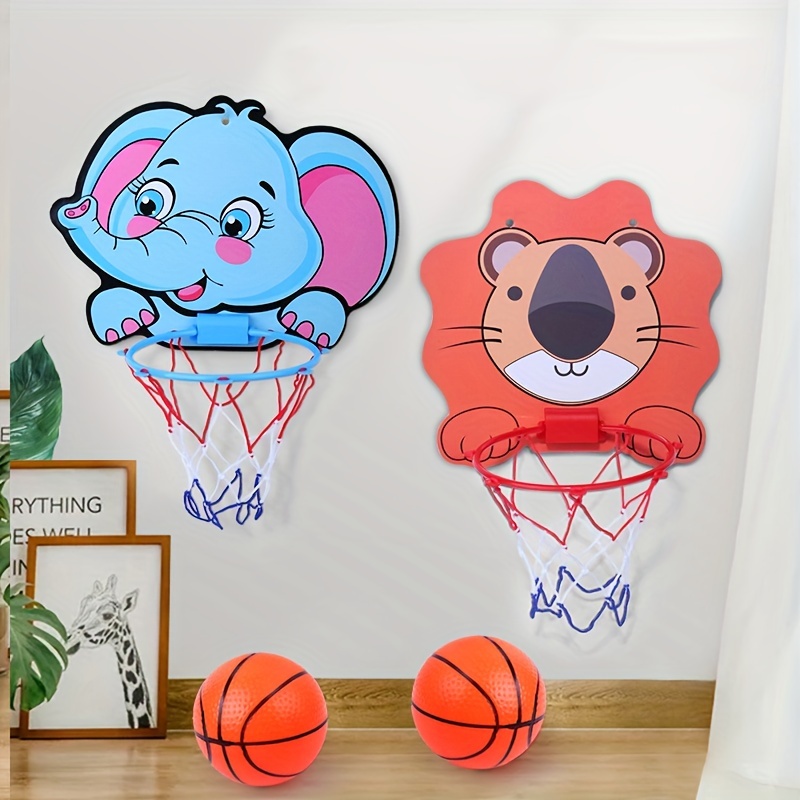 Panier de basket pour la chambre avec ballon 45x30 cm en métal et PVC  Pure2Improve