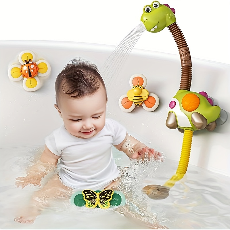 Bath Toys For Toddlers 1-3 Baby Bathtub Toys Duck Water Toys Toddler Bath  Toys For Kids Ages 4-8 Bathtub Shower Head With 3 Different Spraying Duck  Fo