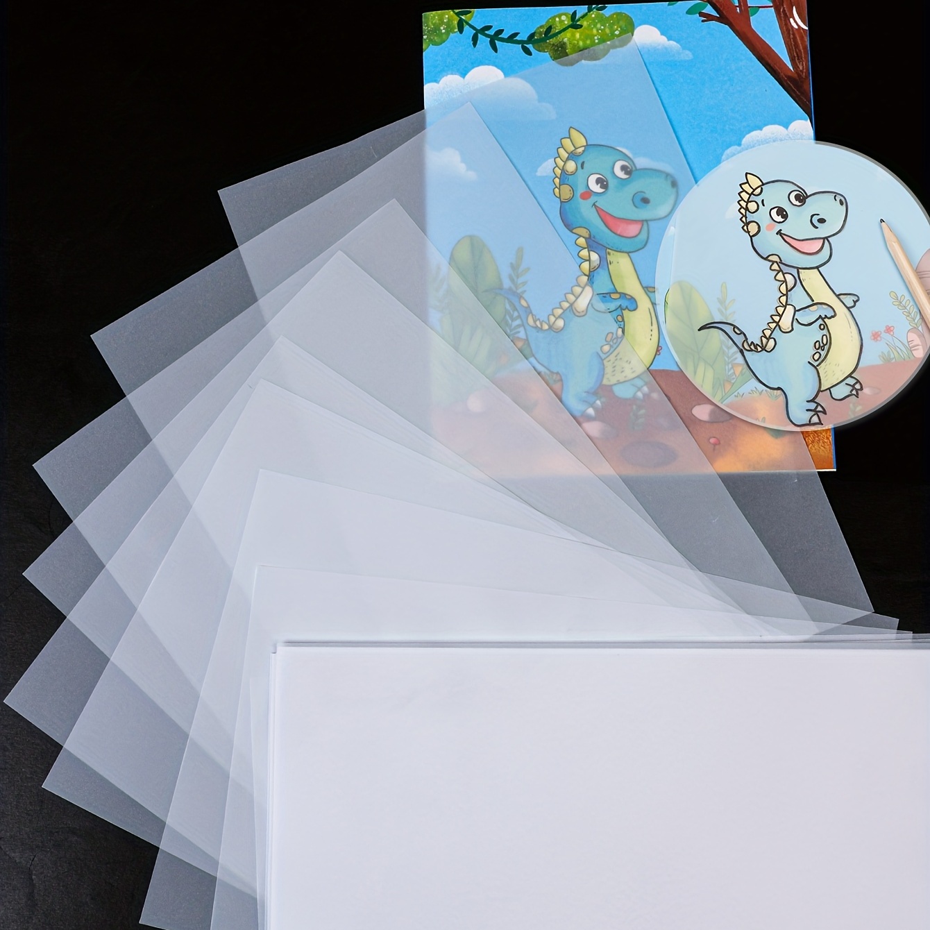 20 pcs High quality A2 tracing paper butter paper Sulfuric acid paper  graphic design paper