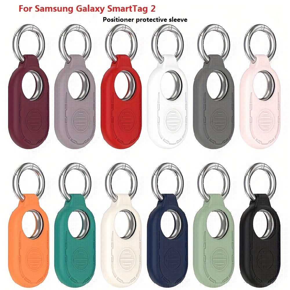 For Samsung Galaxy Smart Tag 2 Case, 2pcs Silicone Protective Case For Smart  Tag 2 With Key Ring For Keys Wallet Luggage
