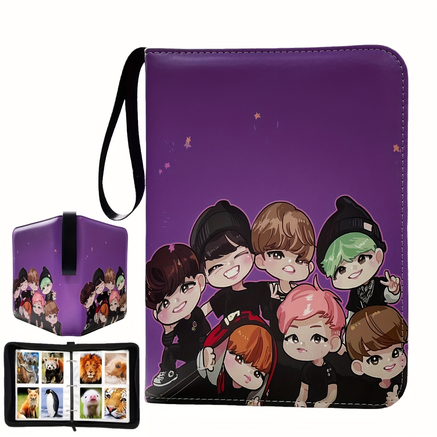 Binder Photocards Stamp Page Collection Holders Stamp - Temu