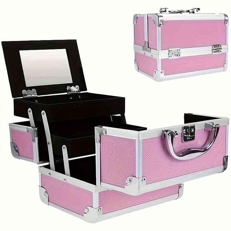 Portable Artist Aluminum Make up Case Makeup Box Large Capacity with Makeup  Artist Cosmetics Nail Embroidery Storage Box with Mirror and Light - China Cosmetic  Case and Large Capacity Storage Bag price