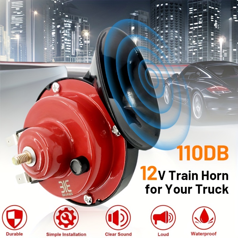 150db Air Horn for Trucks 12V Loud Car Horn Train Horn Kit for Truck with  Button