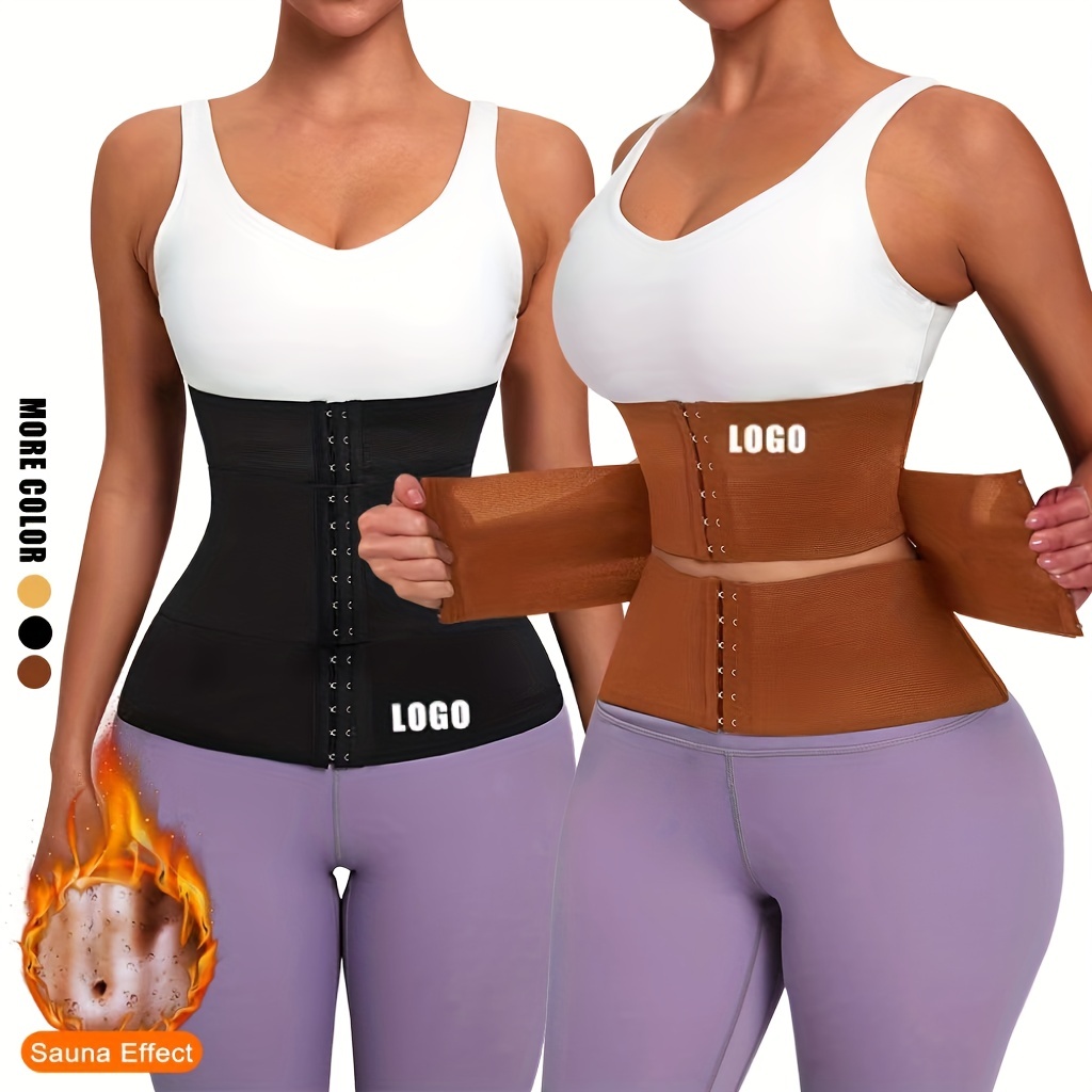 Fajas de entrenamiento de cintura para mujer, faja moldeadora con  ventilación, cinturón Lumbar adelgazante, moldeador de cuerpo, corsés de  entrenamiento de Fitness con ganchos - AliExpress