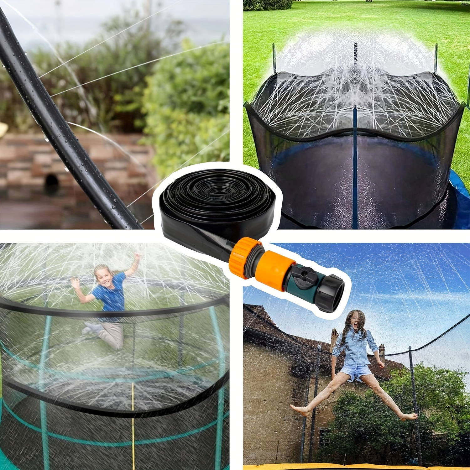 Piscina inflable para bebés, almohadilla de juego de agua para patio  trasero, juguetes de piscina para vadear, centro de juegos de agua para  niños