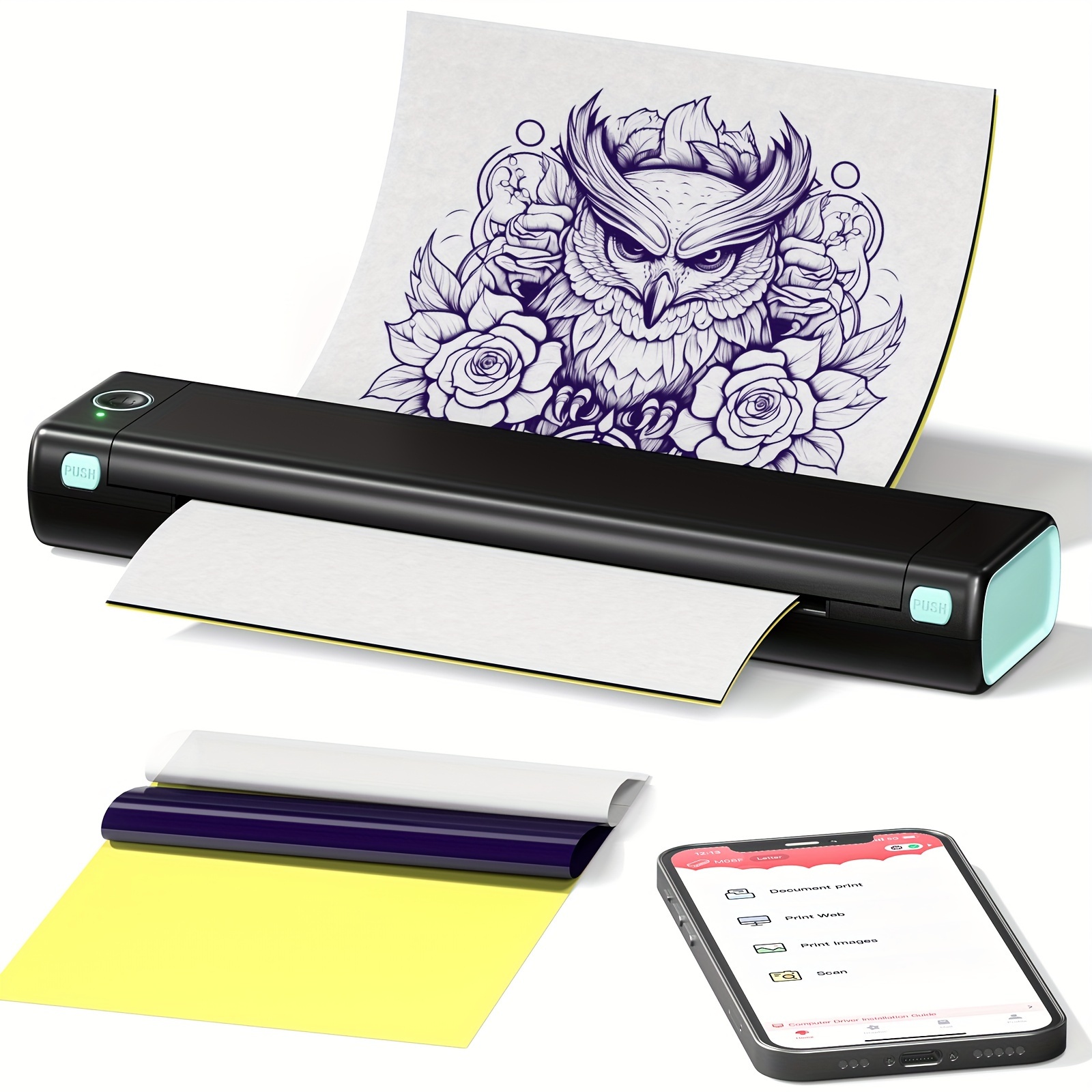 Peripage A4 Tattoo Stencil Printer for Tattooing Artists Bluetooth
