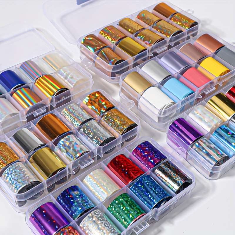 Nail Art Foil Transfers - Temu