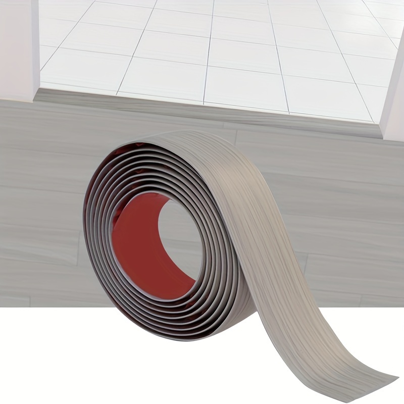 Length Height Pvc Self-adhesive Protective Floor Mat, Flat Buckle Bar  Strip, Suitable For Floor Door Sill Seam Edge Decoration, Home Decor - Temu