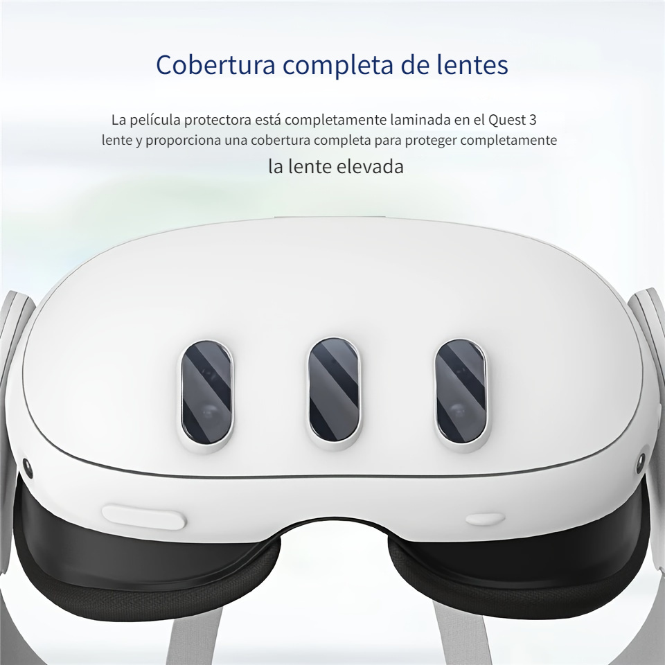 Para Meta Quest 3 VR Host Funda protectora de silicona Accesorios para  dispositivos inteligentes (negro)