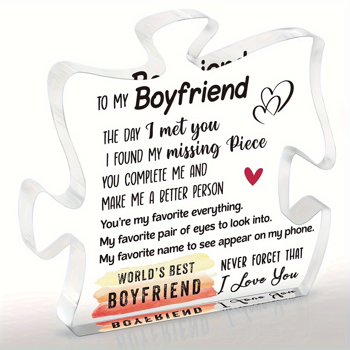 1pc, Gifts For Boyfriend, Boyfriend Birthday Gifts, Romantic Anniversary  Birthday Presents For Boyfriend, Anniversary Birthday Gifts For Him  Boyfriend