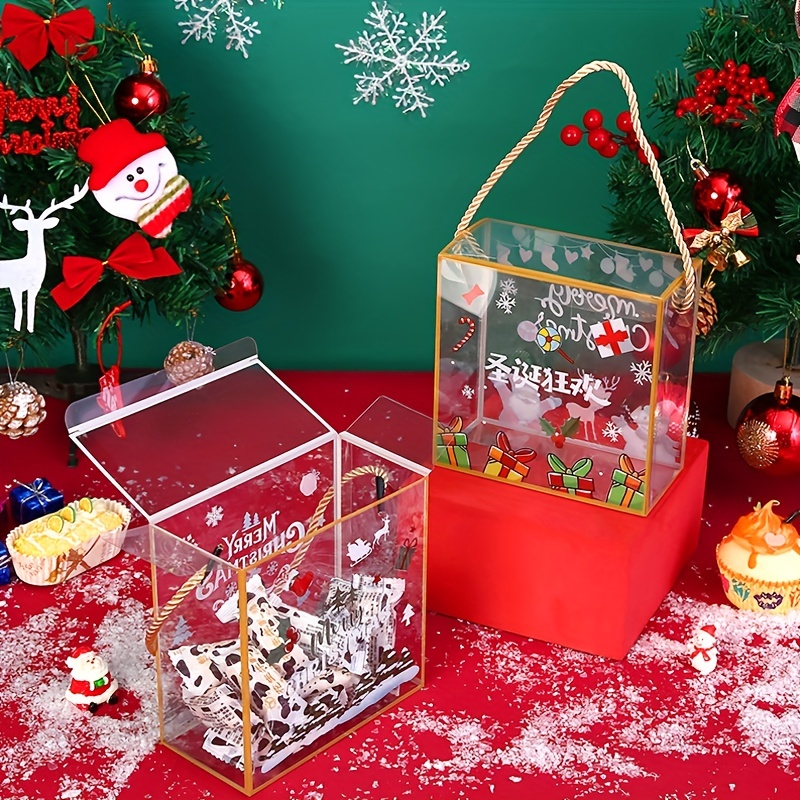 Pp Translucent Storage Box With 64 Compartments, Christmas