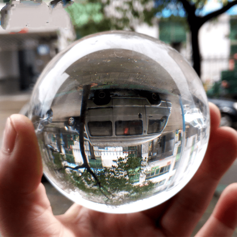 1pc Boule Réfléchissante En Verre Optique Boule En Cristal - Temu France