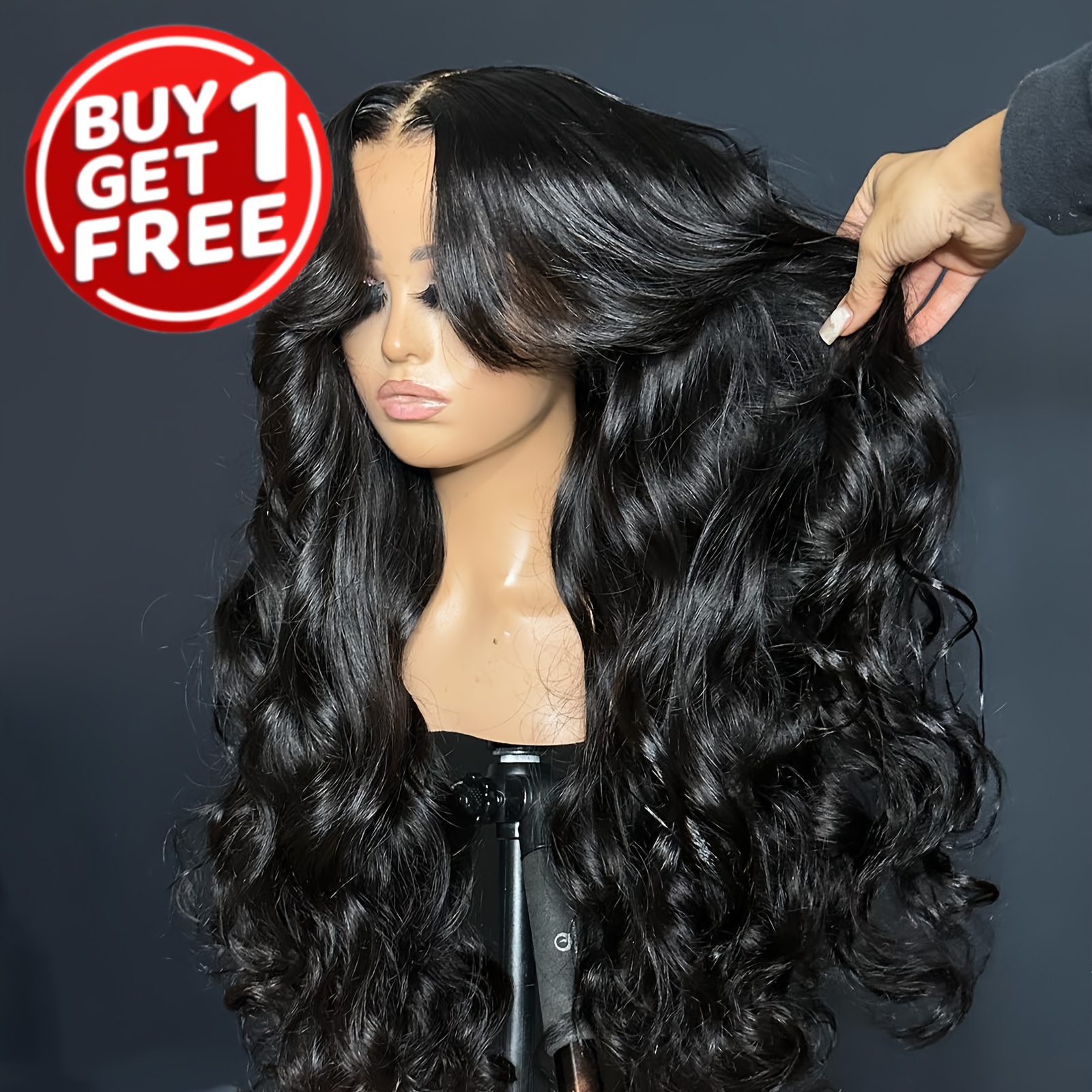 Loose Wave 6x5/13x4 Easy-Wear Lace Frontal Human Hair Wig Natural