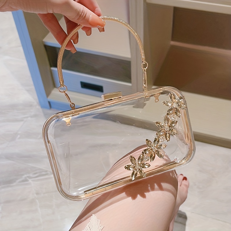 Elegant Clear Clutch - Handbags