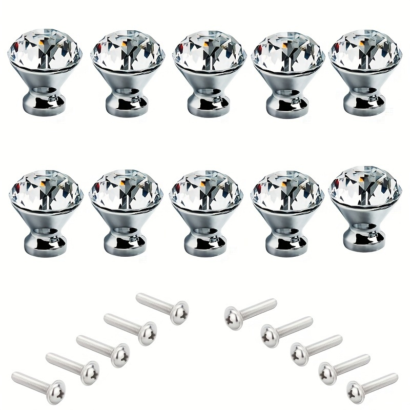 HY HUIJUN Tiradores de muebles para armarios de cocina, diámetro de 12 mm,  tiradores de aluminio blanco claro, tiradores de cocina, tiradores de