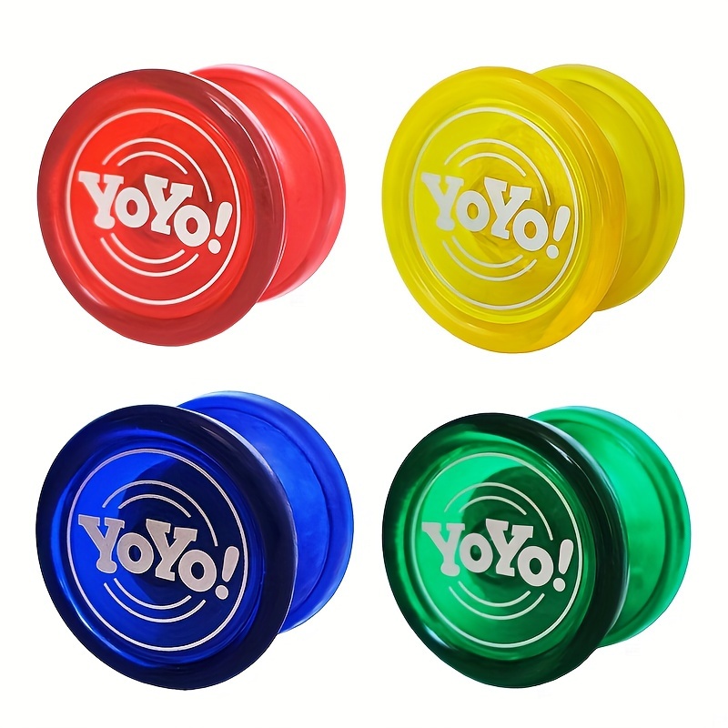 Yoyo - Paquete de 2 unidades de Yoyo sensible K1 para niños principiantes,  juguete básico de bola Yoyo de truco, rojo de cristal, Yo Yo y Yoyo que