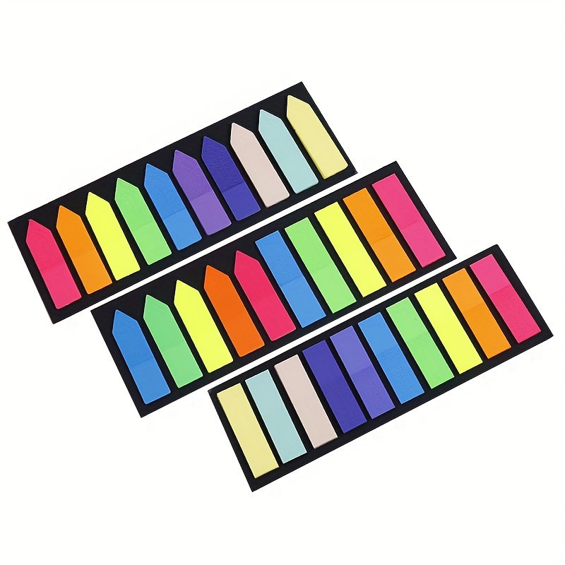 Mix Colors Sticky Notes Tabs Pastel File Tabs Flags Colored - Temu