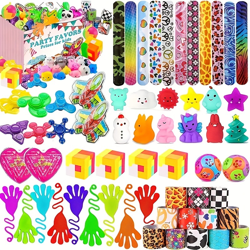 Thremhoo 40 Pcs Sticky Hands for Kids Goodie Bag Stuffer Stretchy Treasure Box Toy Classroom Prize Student Mini Toys Bulk Pinata Fillers