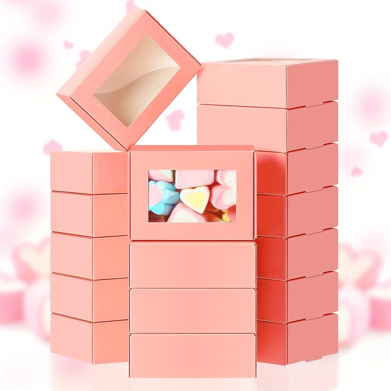 Boîtes de rangement en papier multi-usage, boîte d'emballage cadeau,  bonbons, chocolat, macaron, 3 styles