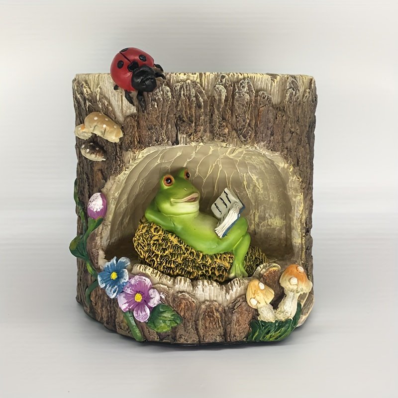 Outdoor Small Frog Ornaments Fresh Creative Crafts Suitable - Temu