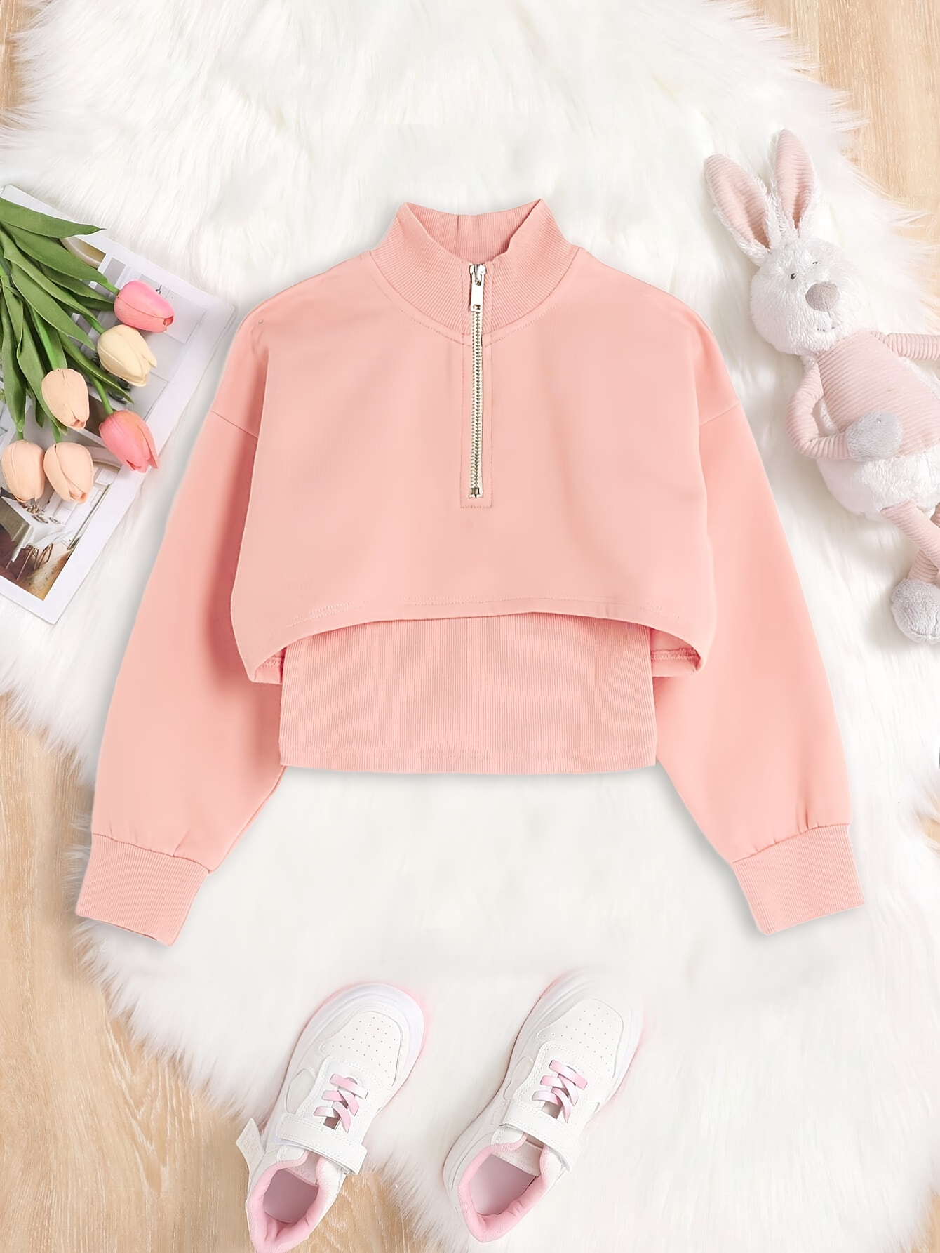 Crop top best sale sweaters for kids