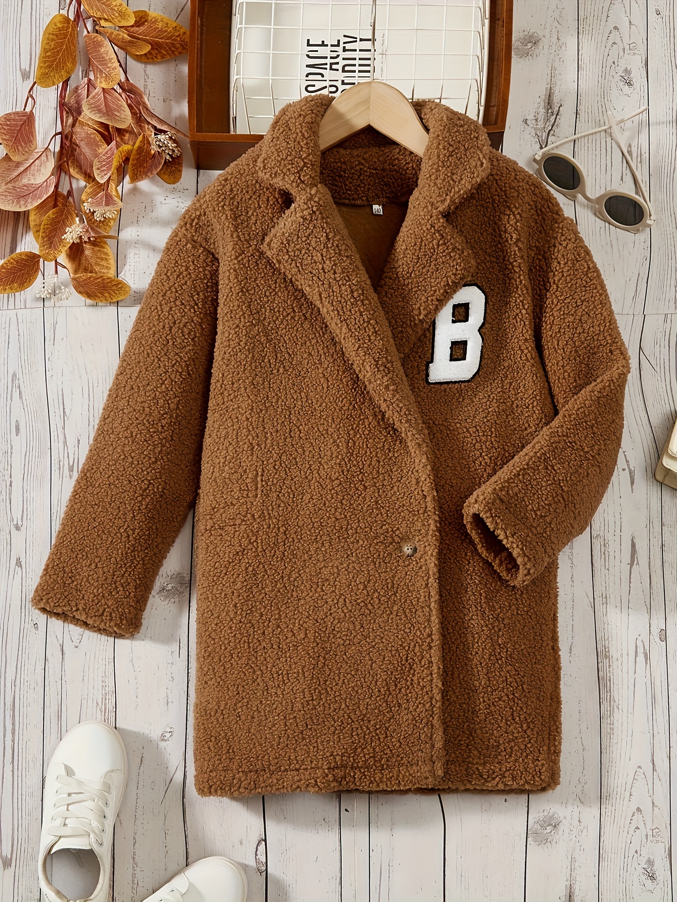 Girls teddy outlet bear coat