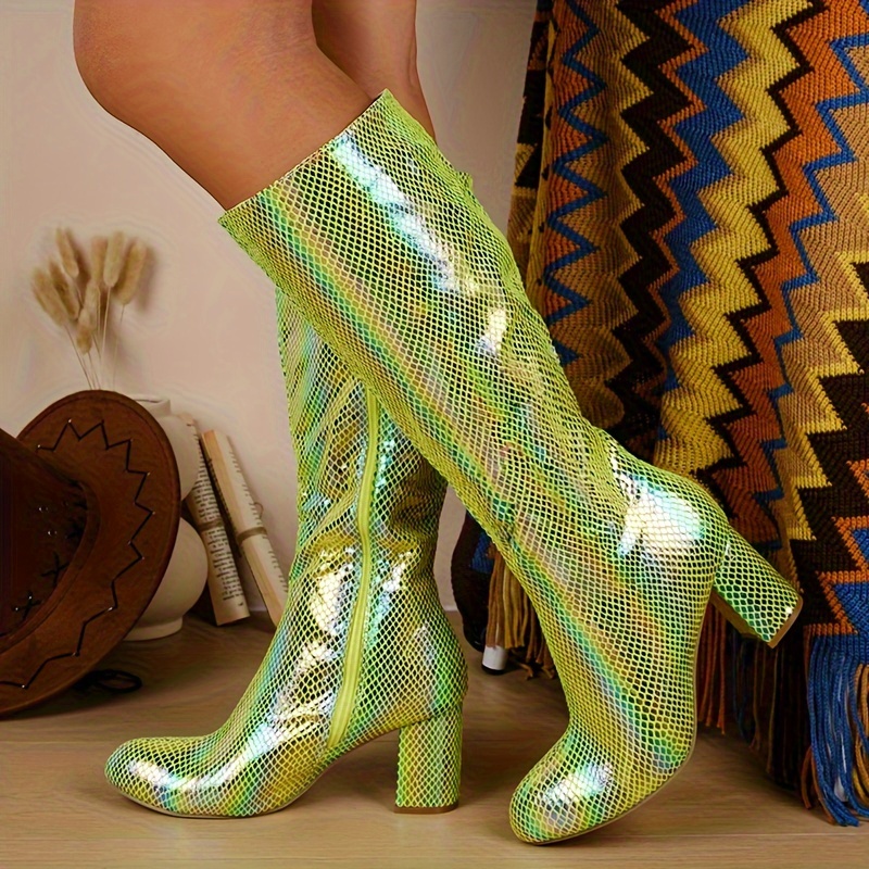 Gold gogo sales boots