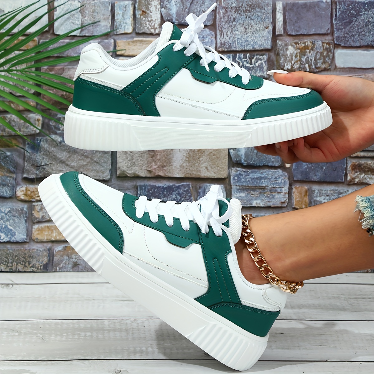 Green on sale color shoes