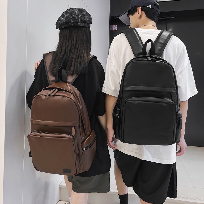 Mochila para mujer, bolso de viaje para exteriores con textura de cuero  suave, mochila sencilla informal de … en 2023