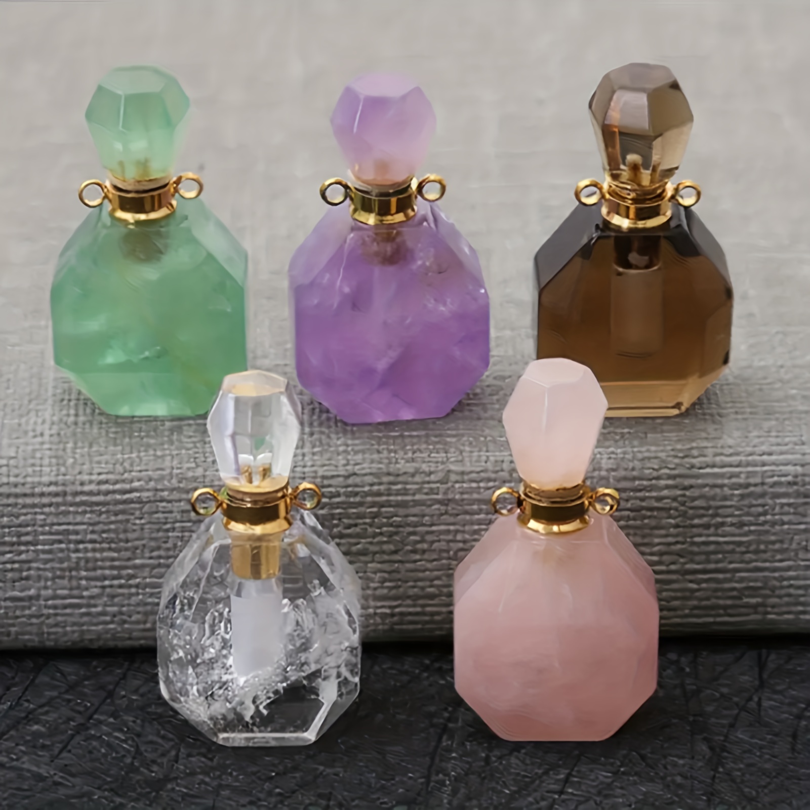 Diffuser Glass Bottles Empty Set of 5 Transparent Decorative Bottles  Fragrance Vase Jars Oil Diffuser Container with Sticks for Home Office  Wedding Valentine's Day : : Health & Personal Care