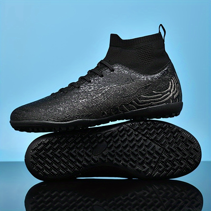 Botas de fútbol para hombre Turf Hightop TF zapatos de fútbol profesionales  para interiores y exteriores