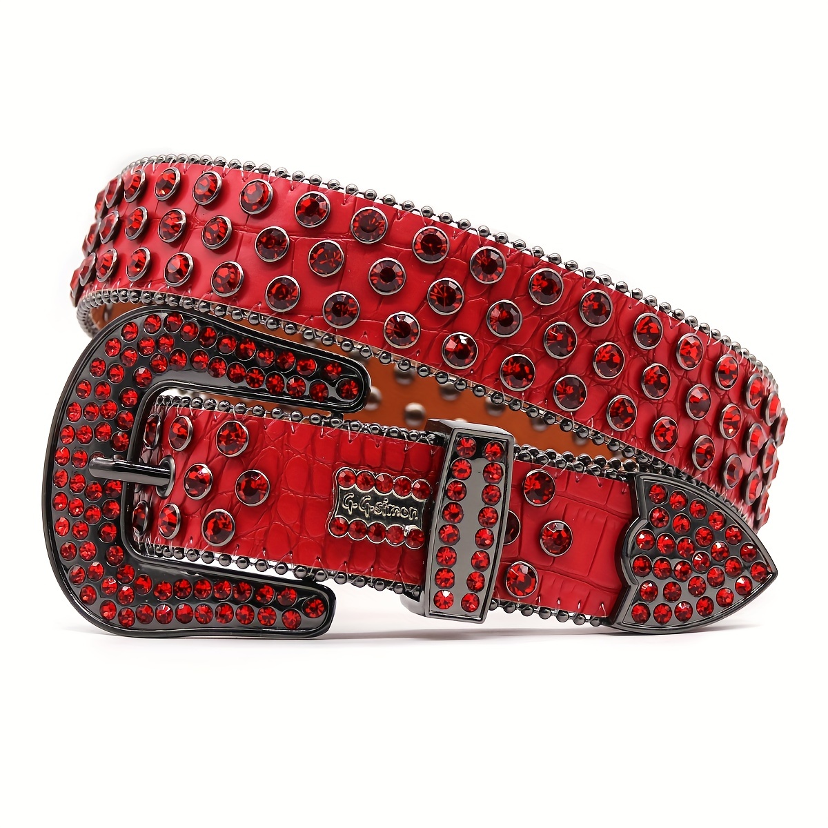 Hip Hop Style Rock Decorative Belt, Heart Buckle Men's Pants Belts - Temu  Australia