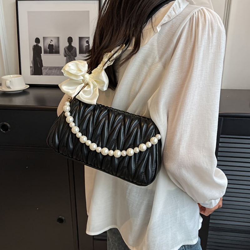 Bolso bandolera de moda para mujer, Bolso cruzado con cadena, Bolso de  cuero PU para citas diarias para niñas