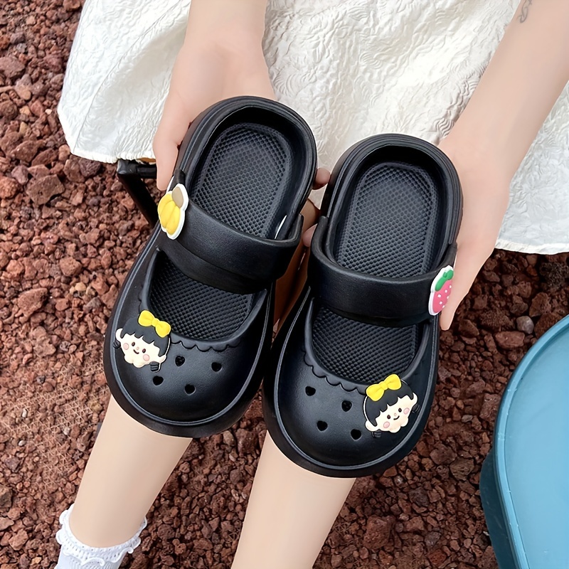 Girls hotsell croc sandals