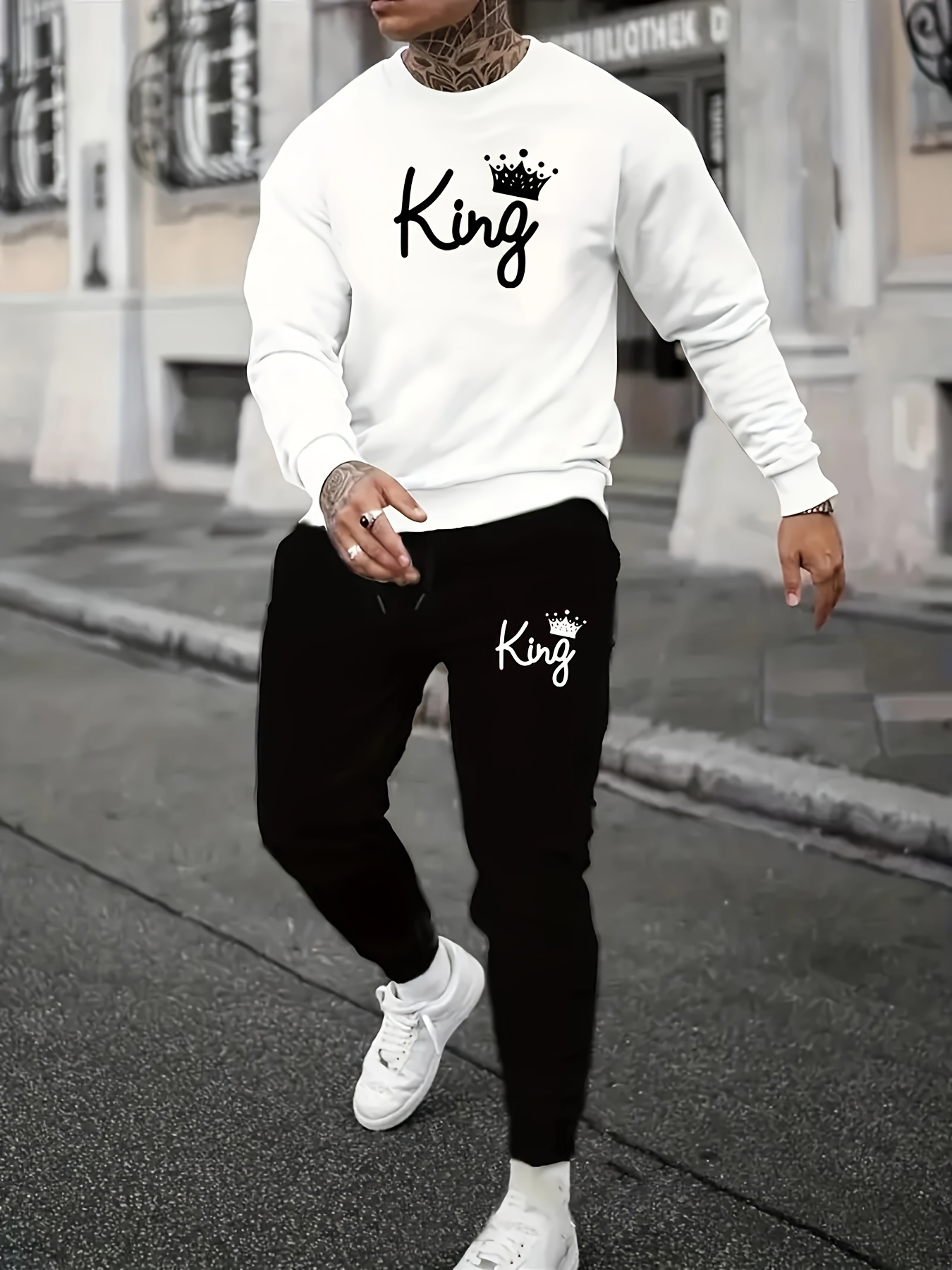 Ensemble King Outfit Homme - Temu France