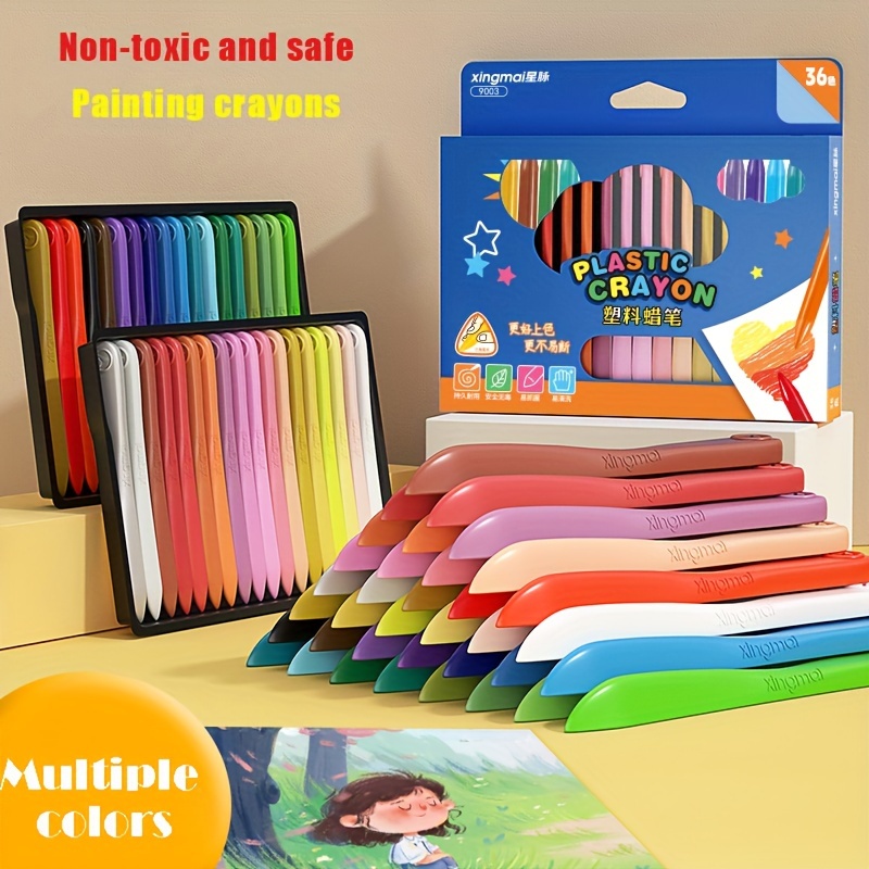 Peanut Crayons 36 Colors Washable Toddler Crayons Non toxic - Temu