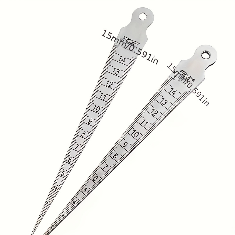 1pc Square L-shaped Ruler Stainless Steel Double Sided High Precision Scale  Multi-functional Thickened Corner Ruler For Leather Tool 3.94inch*5.91inch