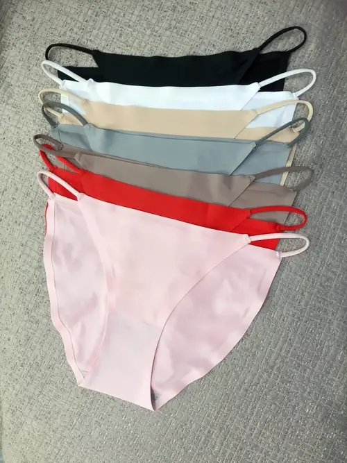Cotton String Bikini Panties - Temu