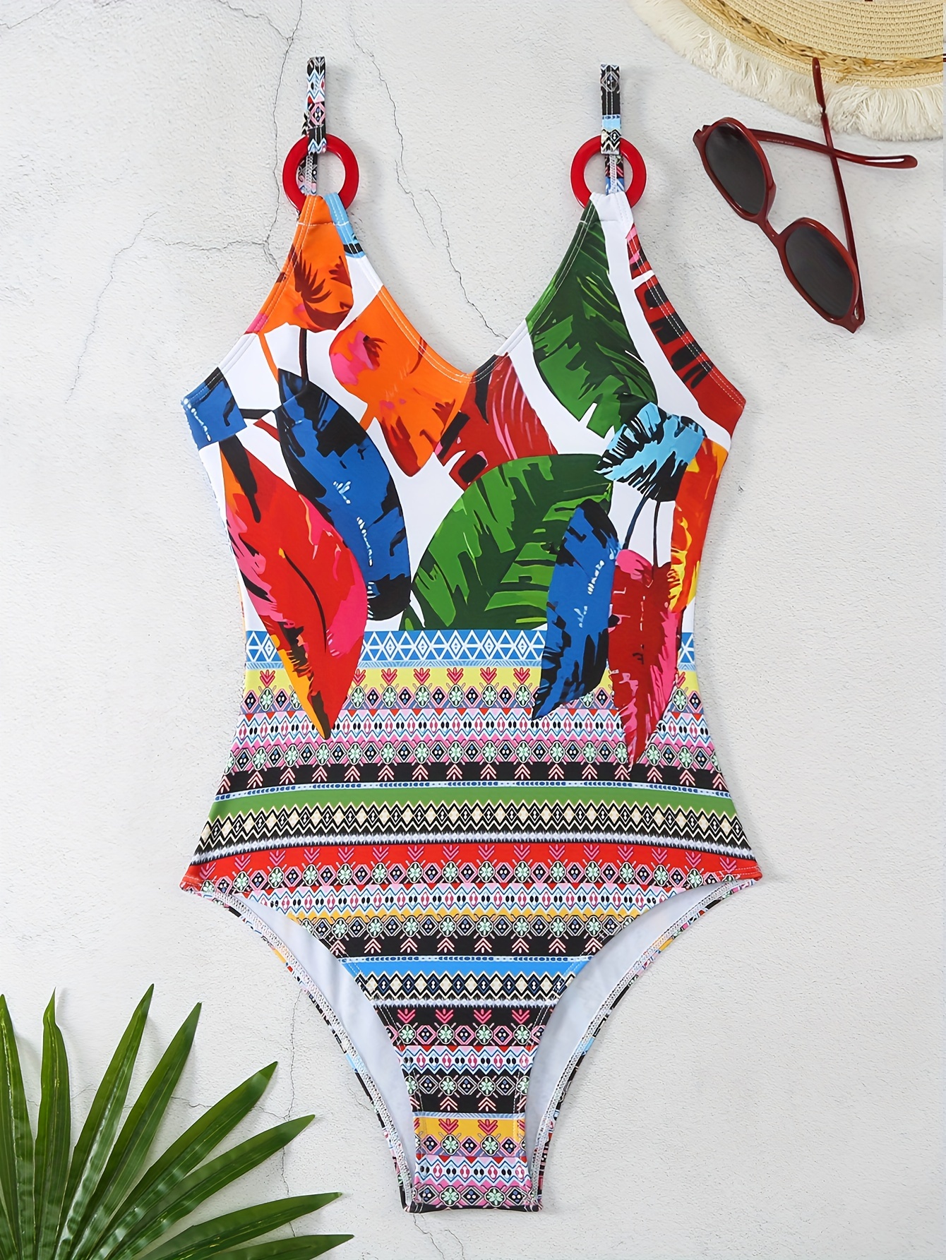 Swimming Suit for Women Polynesian Tribal