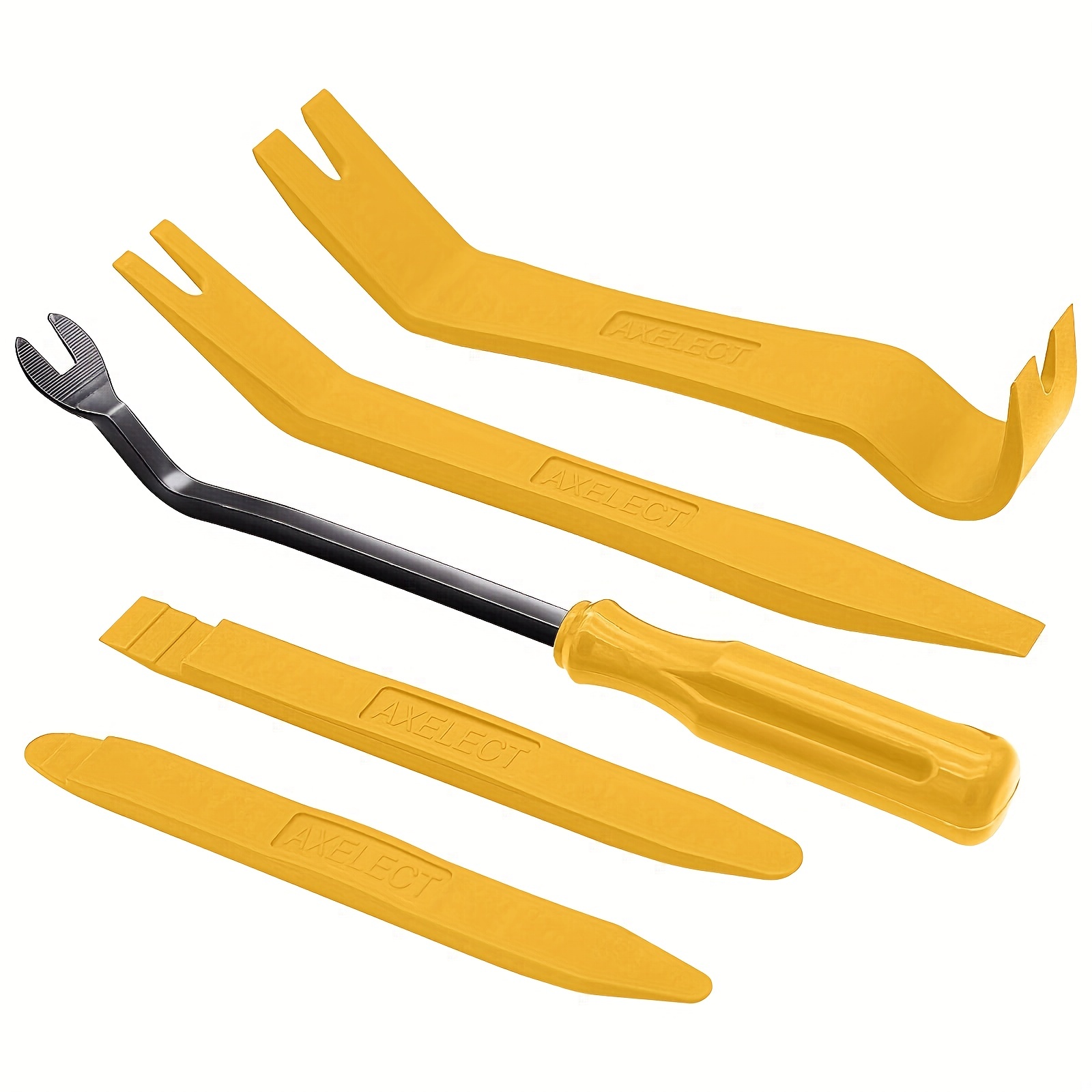 Trim Removal Tool, Auto Panel Removal Tool Car Interior Trim Kit Fastener  Rivet Remover Plastic Pry Tool For Automotive Radio Stereo Dash, Upholstery