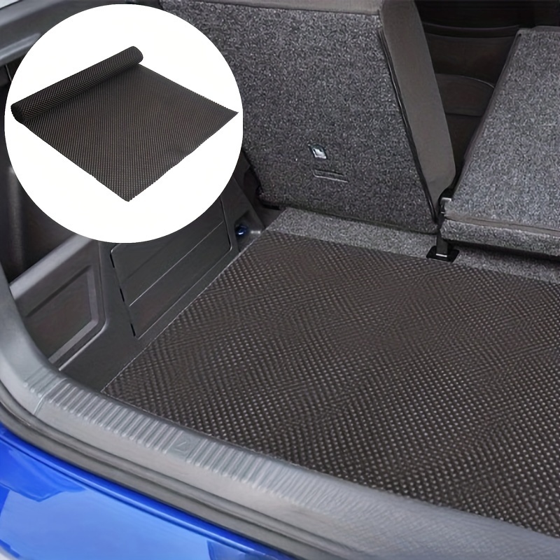 ユニバーサル車のトランクマット PVC 滑り止めフットパッド実用的な洗えるホームオフィスメッシュクッション自動車 SUV アクセサリー