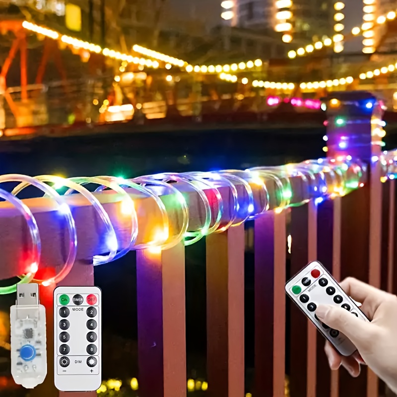 Cadena de luces LED alimentadas por pilas, guirnalda de luces LED de 1.64  pies, funciona con pilas; cuerda de luces decorativas para bricolaje,  bodas